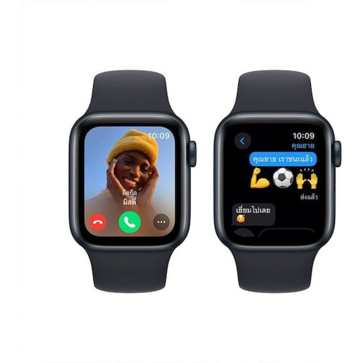 Apple Watch SE 2024 Cellular Aluminium 40mm Αδιάβροχο με eSIM και Παλμογράφο (Midnight Sport Band)