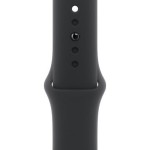 Apple Watch Series 10 Cellular Titanium 42mm Αδιάβροχο με eSIM και Παλμογράφο (Slate Titanium with Black Sport Band)