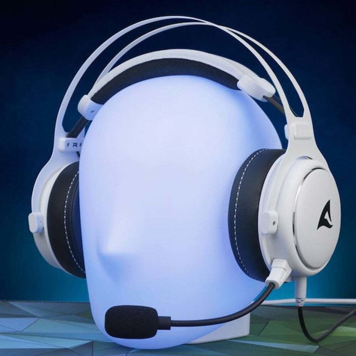 Sharkoon Skiller SGH50 Over Ear Gaming Headset με σύνδεση 3.5mm Γκρι