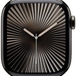 Apple Watch Series 10 Cellular Titanium 42mm Αδιάβροχο με eSIM και Παλμογράφο (Slate Titanium με Slate Milanese Loop)