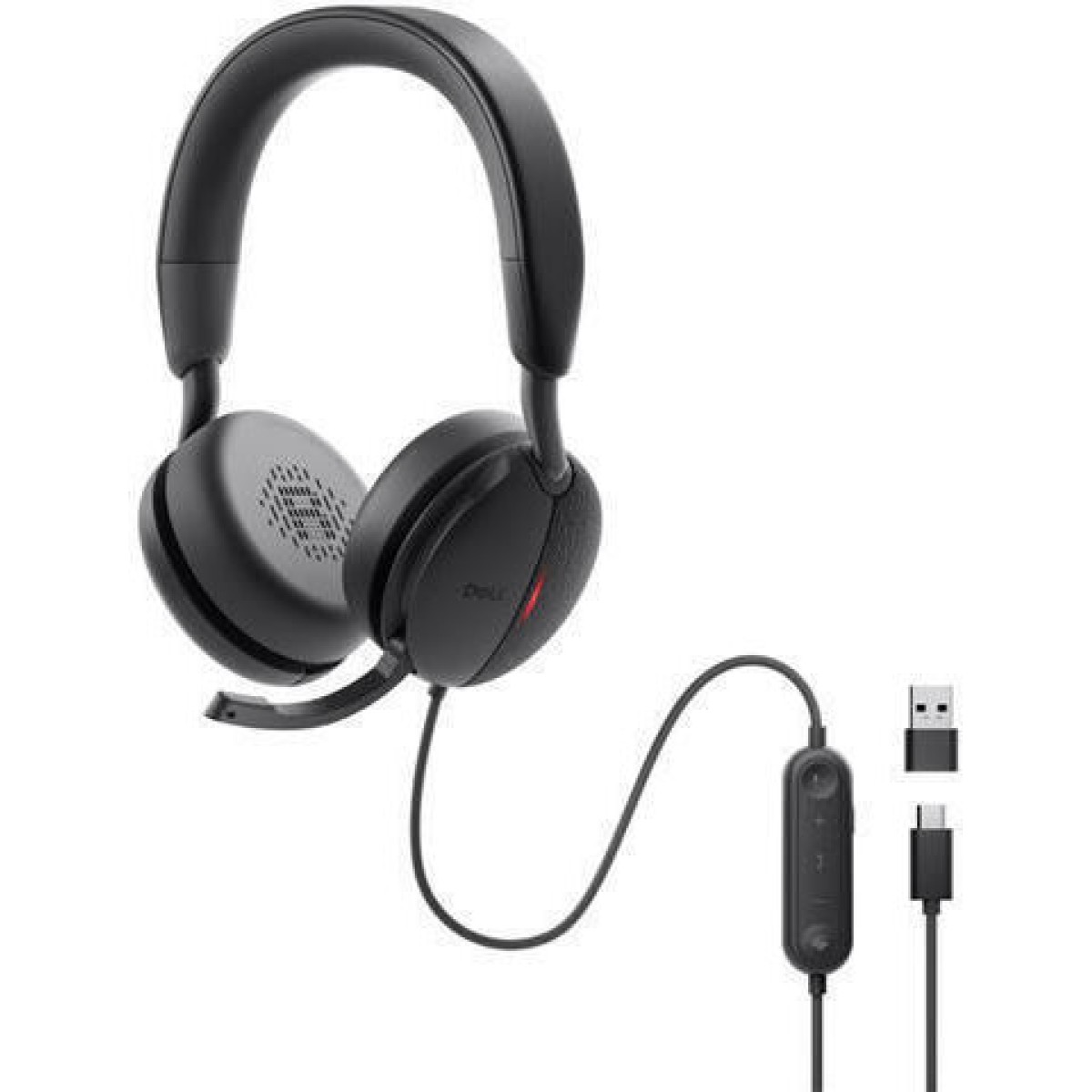 Dell Pro Wired ANC WH5024 On Ear Multimedia Ακουστικά με μικρόφωνο και σύνδεση USB-C
