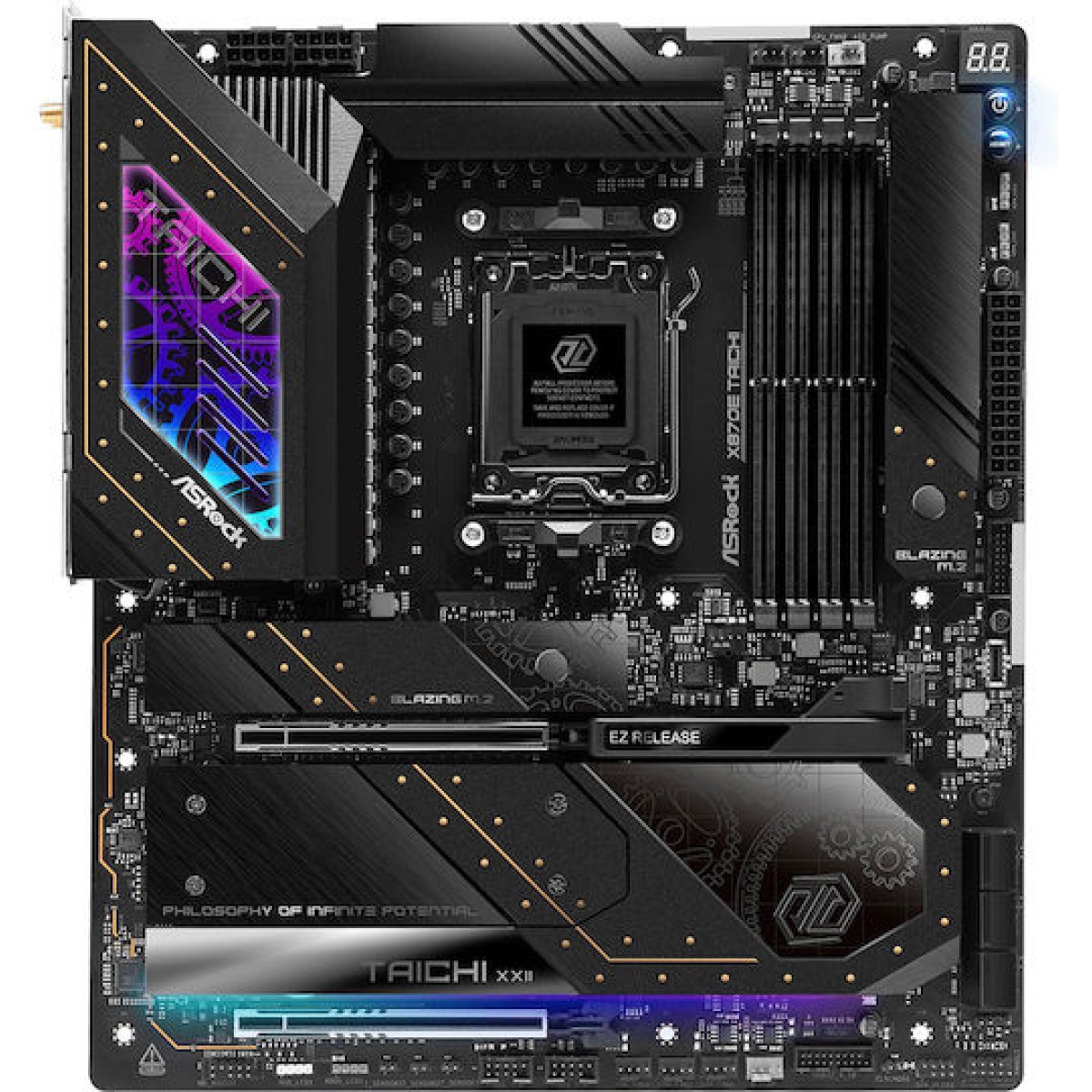 ASRock X870E Taichi Wi-Fi Motherboard Extended ATX με AMD AM5 Socket 90-MXBP90-A0UAYZ