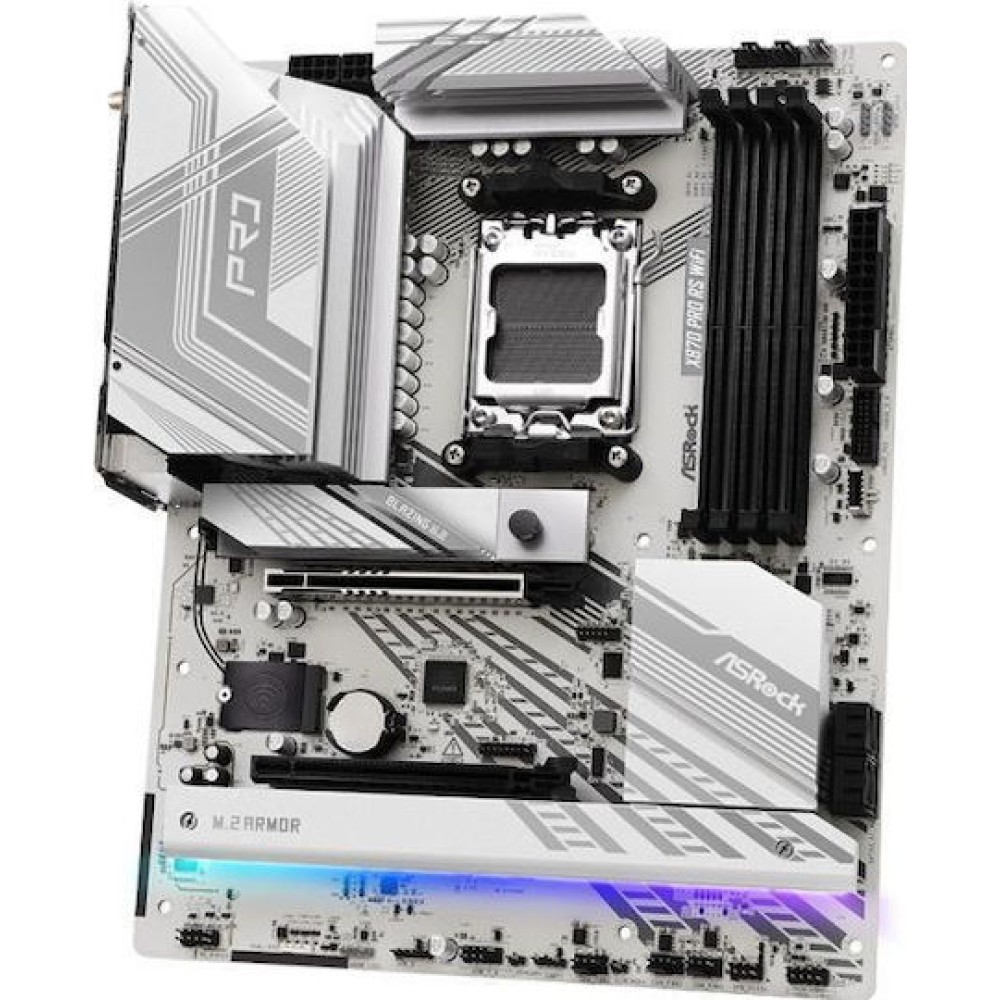 ASRock X870 Pro RS WiFi Motherboard ATX με AMD AM5 Socket 90-MXBQ00-A0UAYZ