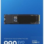 Samsung 990 EVO Plus SSD 1TB M.2 NVMe PCI Express 5.0