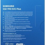 Samsung 990 EVO Plus SSD 1TB M.2 NVMe PCI Express 5.0