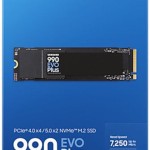 Samsung 990 EVO Plus SSD 4TB M.2 NVMe PCI Express 5.0