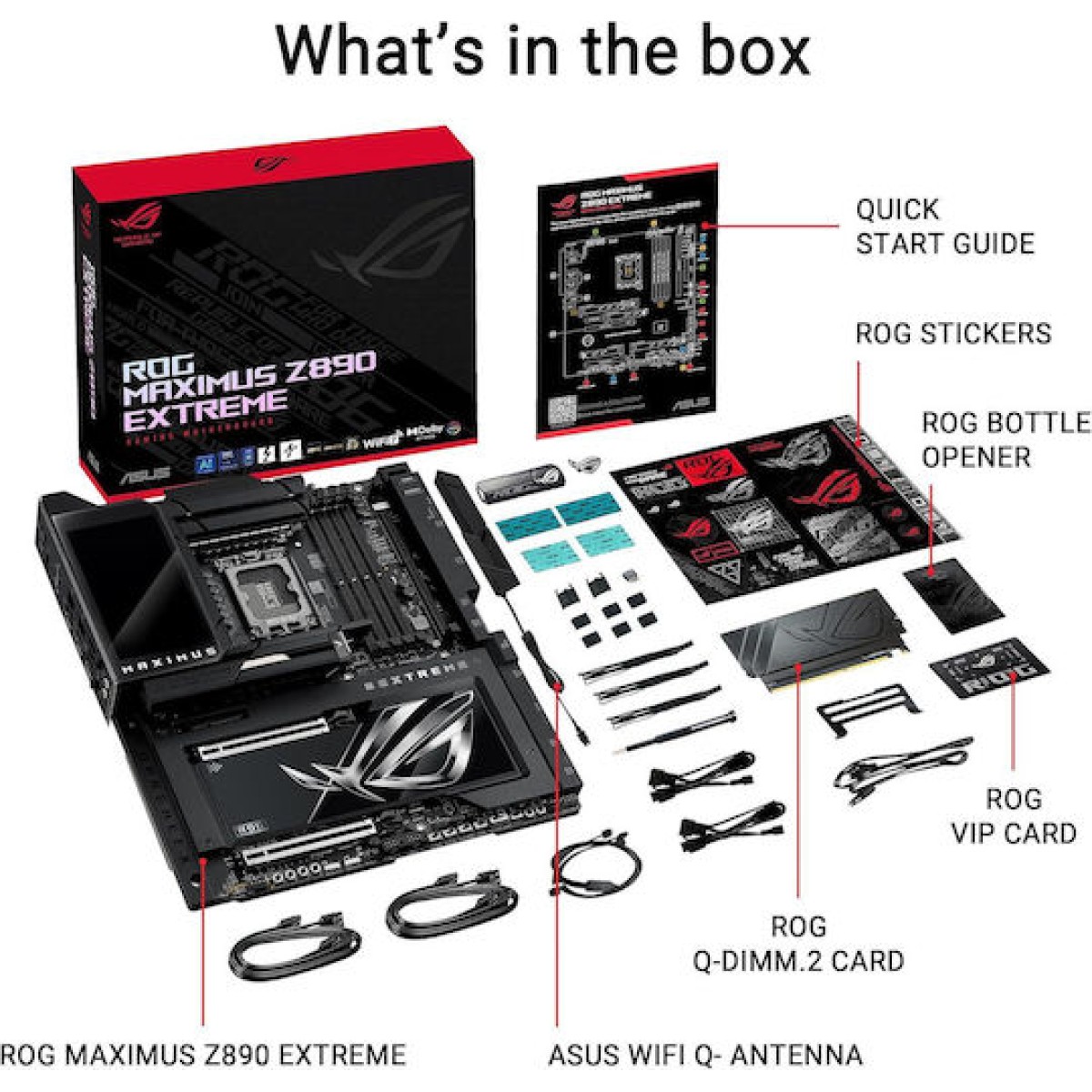 Asus ROG Maximus Z890 Extreme Wi-Fi Motherboard Extended ATX με Intel 1851 Socket 90MB1IA0-M0EAY0
