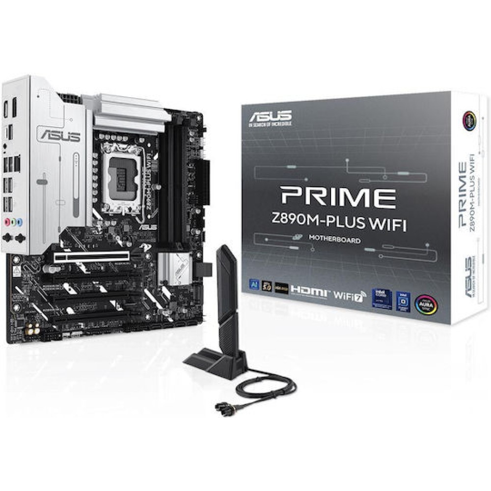 Asus Prime Z890M-PLUS Wifi rev. 1.0 Motherboard Micro ATX με Intel 1851 Socket 90MB1J80-M0EAY0