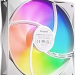 Be Quiet Light Wings LX HS Case Fan 140mm με ARGB Φωτισμό και Σύνδεση 3-Pin / 4-Pin PWM 3τμχ Λευκό
