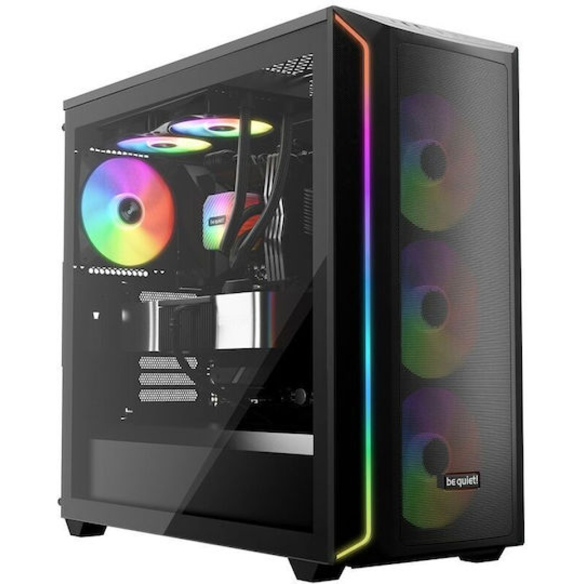 Be Quiet Light Wings LX Case Fan 140mm με ARGB Φωτισμό και Σύνδεση 3-Pin / 4-Pin PWM 3τμχ