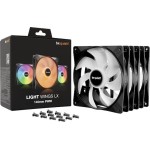 Be Quiet Light Wings LX Case Fan 140mm με ARGB Φωτισμό και Σύνδεση 3-Pin / 4-Pin PWM 3τμχ