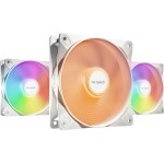 Be Quiet Light Wings LX HS Case Fan 120mm με ARGB Φωτισμό και Σύνδεση 3-Pin / 4-Pin PWM 3τμχ Λευκό