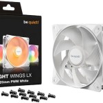 Be Quiet Light Wings LX Case Fan 120mm με ARGB Φωτισμό και Σύνδεση 3-Pin / 4-Pin PWM 3τμχ Λευκό
