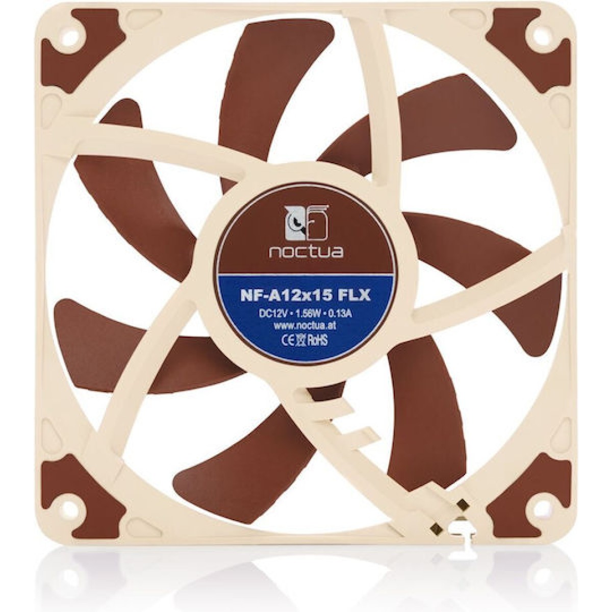 Noctua NF-A14x25 G2 PWM Sx2-PP Case Fan 140mm με Σύνδεση 4-Pin 2τμχ Καφέ