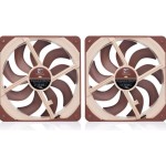 Noctua NF-A14x25 G2 PWM Sx2-PP Case Fan 140mm με Σύνδεση 4-Pin 2τμχ Καφέ