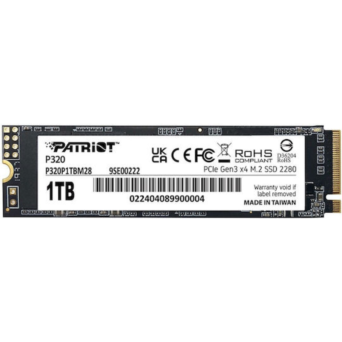 Patriot Viper P320 SSD 512GB M.2 NVMe PCI Express 4.0