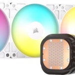 Corsair Nautilus 360 RS Υδρόψυξη Επεξεργαστή Τριπλού Ανεμιστήρα 120mm για Socket AM4/AM5/1700 με ARGB Φωτισμό Λευκή