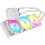 Corsair Nautilus 360 RS Υδρόψυξη Επεξεργαστή Τριπλού Ανεμιστήρα 120mm για Socket AM4/AM5/1700 με ARGB Φωτισμό Λευκή