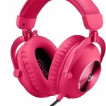 Logitech Pro X 2 Lightspeed Ασύρματο Over Ear Gaming Headset με σύνδεση 3.5mm / Bluetooth Ροζ
