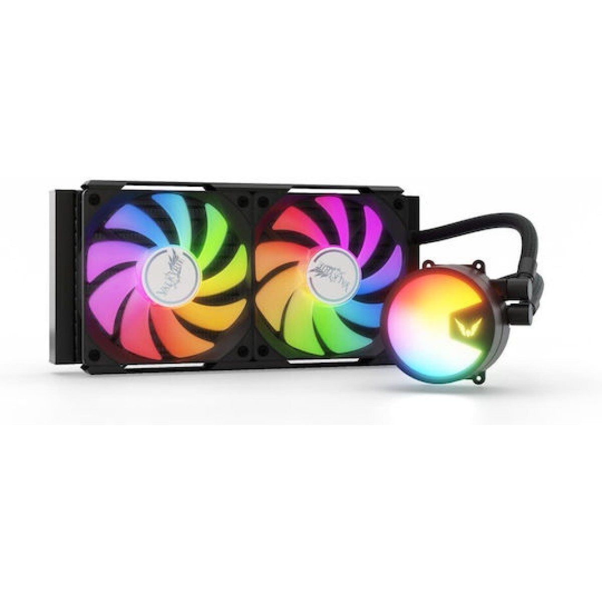Valkyrie A240 Υδρόψυξη Επεξεργαστή Διπλού Ανεμιστήρα 120mm για Socket AM4/AM5/1700 με ARGB Φωτισμό