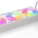 Valkyrie A360 Υδρόψυξη Επεξεργαστή Τριπλού Ανεμιστήρα 120mm για Socket AM4/AM5/1700/115x με RGB Φωτισμό Λευκή