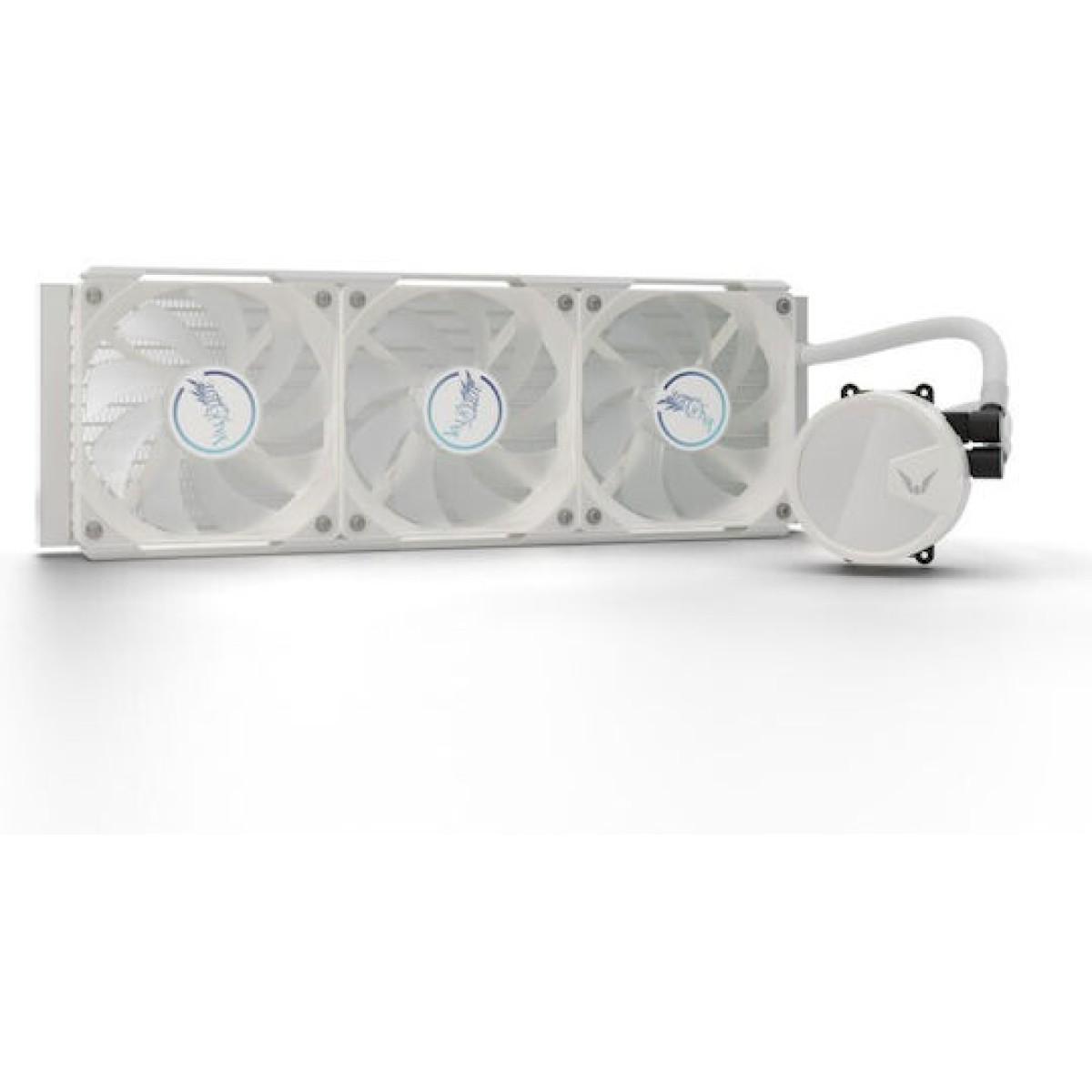 Valkyrie A360 Υδρόψυξη Επεξεργαστή Τριπλού Ανεμιστήρα 120mm για Socket AM4/AM5/1700/115x με RGB Φωτισμό Λευκή