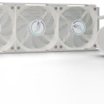 Valkyrie A360 Υδρόψυξη Επεξεργαστή Τριπλού Ανεμιστήρα 120mm για Socket AM4/AM5/1700/115x με RGB Φωτισμό Λευκή
