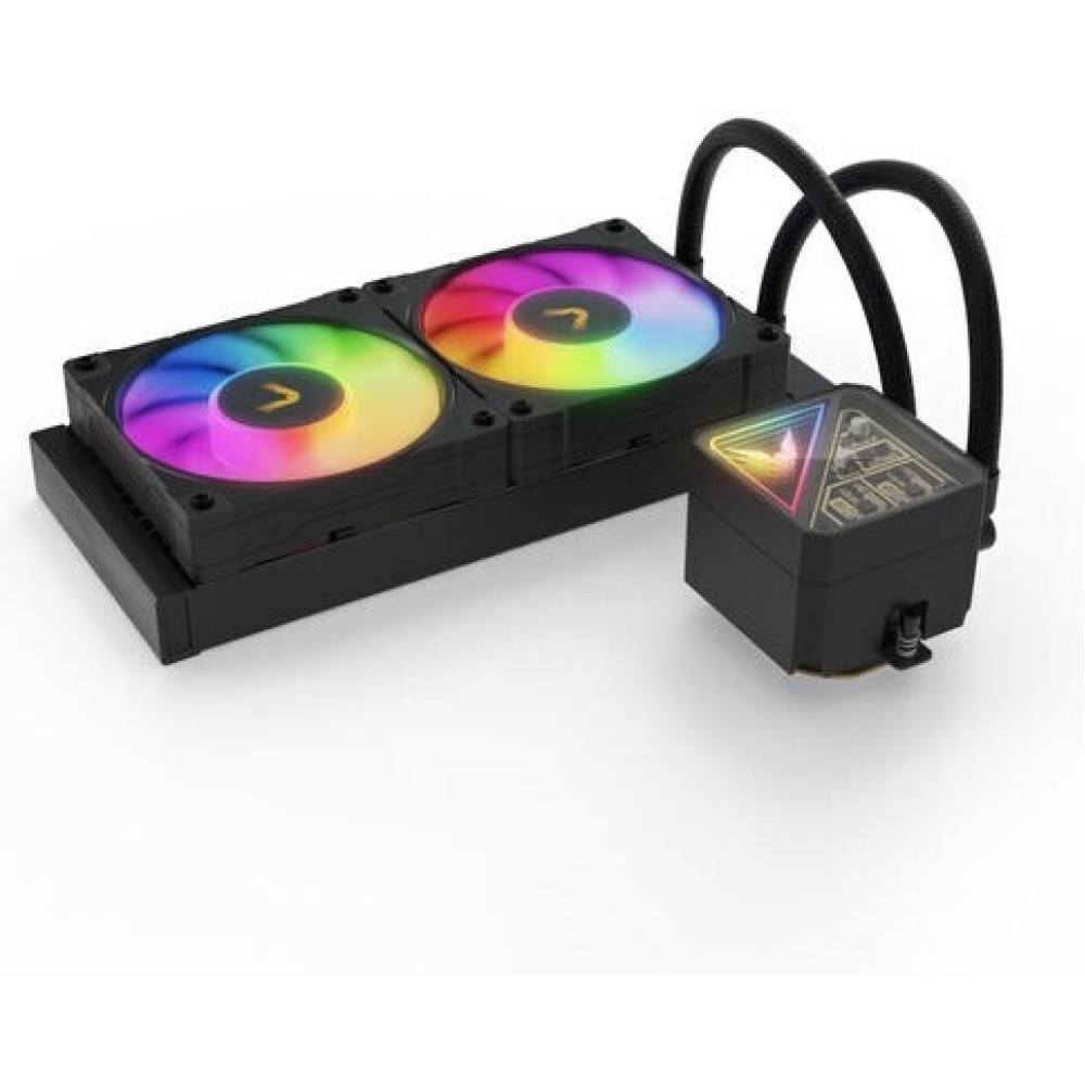 Valkyrie V240 Lite Υδρόψυξη Επεξεργαστή Διπλού Ανεμιστήρα 120mm για Socket AM4/AM5/1700/1200/115x με RGB Φωτισμό