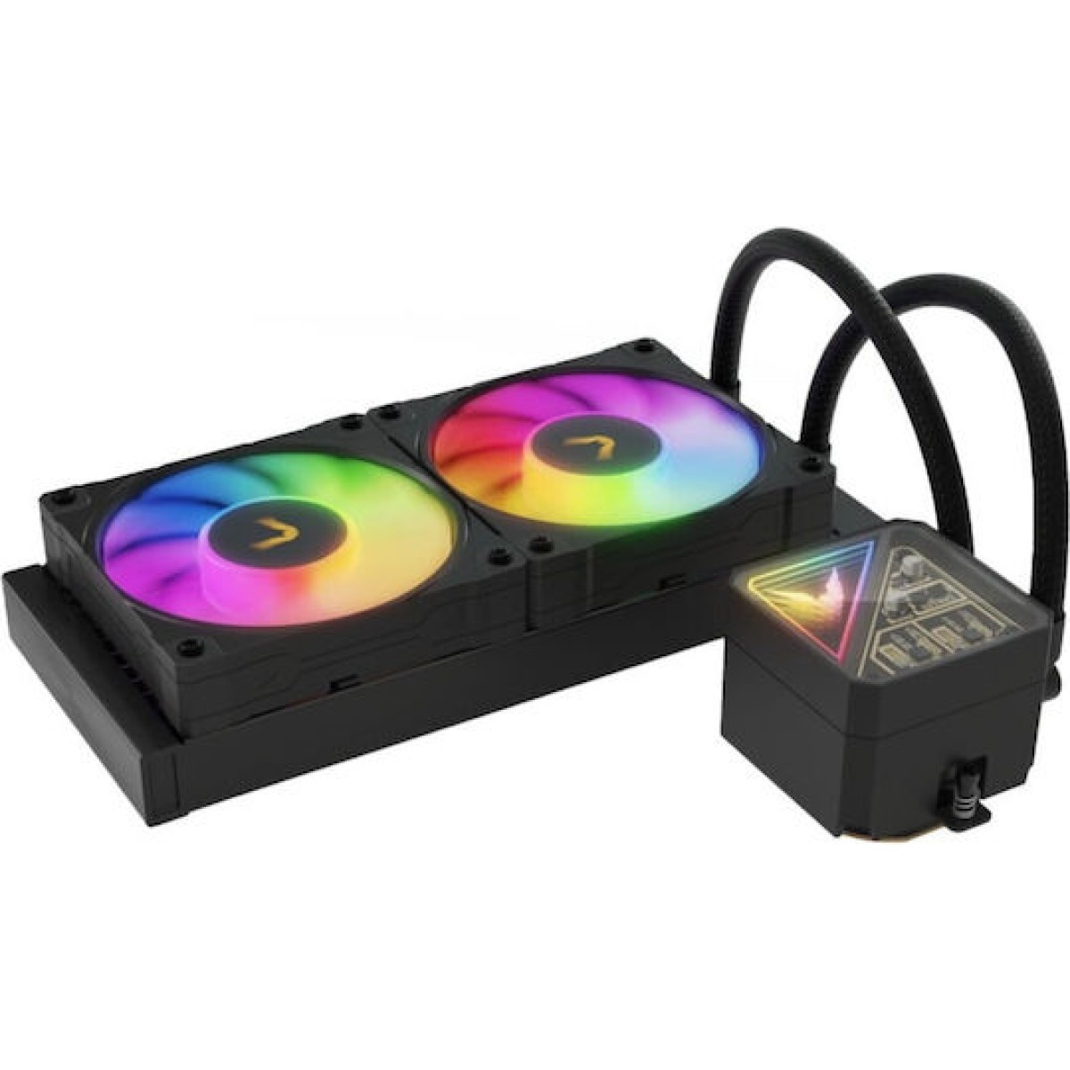 Valkyrie V240 Lite Υδρόψυξη Επεξεργαστή Διπλού Ανεμιστήρα 120mm για Socket AM4/AM5/1700/1200/115x με RGB Φωτισμό