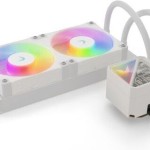 Valkyrie V240 Lite Υδρόψυξη Επεξεργαστή Διπλού Ανεμιστήρα 120mm για Socket AM4/AM5/1700/1200/115x με Λευκό Φωτισμό Λευκή