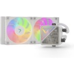 Valkyrie V240 Lite Υδρόψυξη Επεξεργαστή Διπλού Ανεμιστήρα 120mm για Socket AM4/AM5/1700/1200/115x με Λευκό Φωτισμό Λευκή