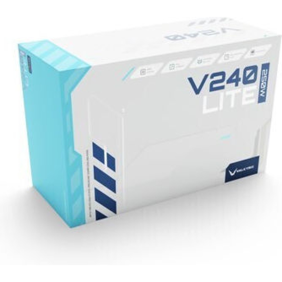 Valkyrie V240 Lite Υδρόψυξη Επεξεργαστή Διπλού Ανεμιστήρα 120mm για Socket AM4/AM5/1700/1200/115x με Λευκό Φωτισμό Λευκή