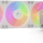 Valkyrie V360 Lite Υδρόψυξη Επεξεργαστή Τριπλού Ανεμιστήρα για Socket AM4/AM5/1700/1200/115x με RGB Φωτισμό Λευκή