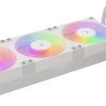 Valkyrie V360 Lite Υδρόψυξη Επεξεργαστή Τριπλού Ανεμιστήρα για Socket AM4/AM5/1700/1200/115x με RGB Φωτισμό Λευκή