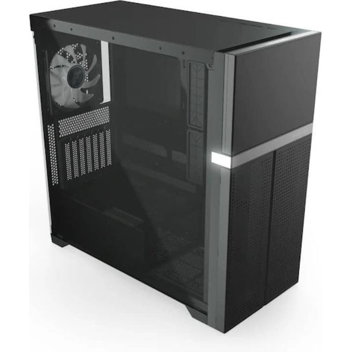 Valkyrie VK02 Lite Midi Tower Κουτί Υπολογιστή με Πλαϊνό Παράθυρο Μαύρο