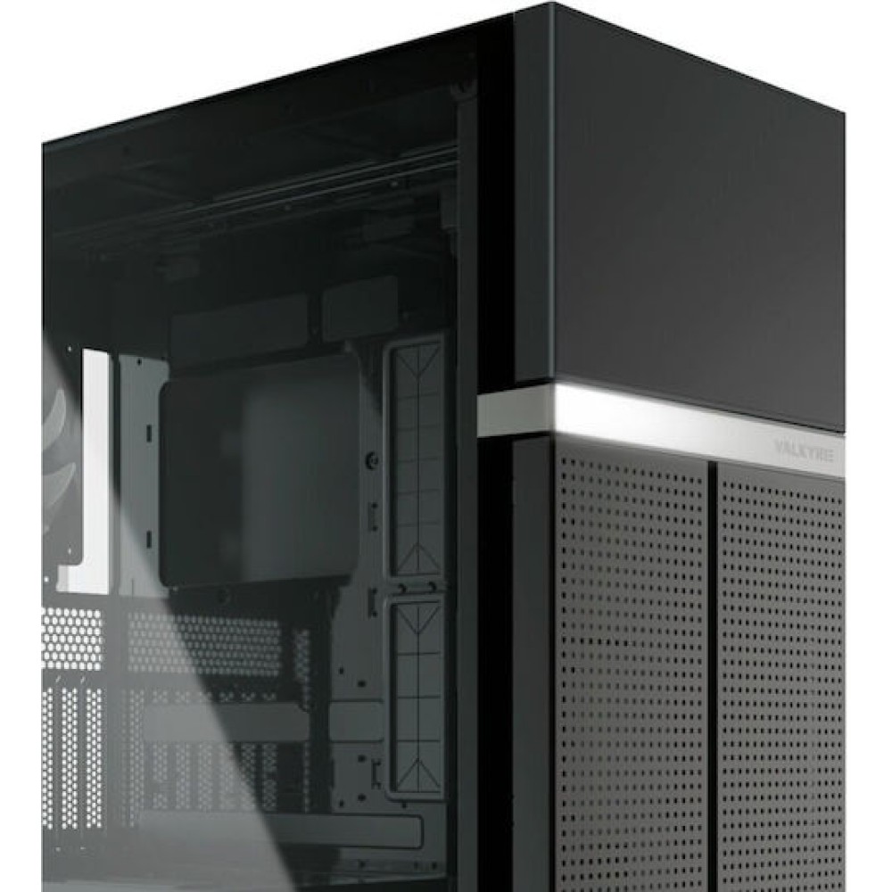 Valkyrie VK02 Lite Midi Tower Κουτί Υπολογιστή με Πλαϊνό Παράθυρο Μαύρο