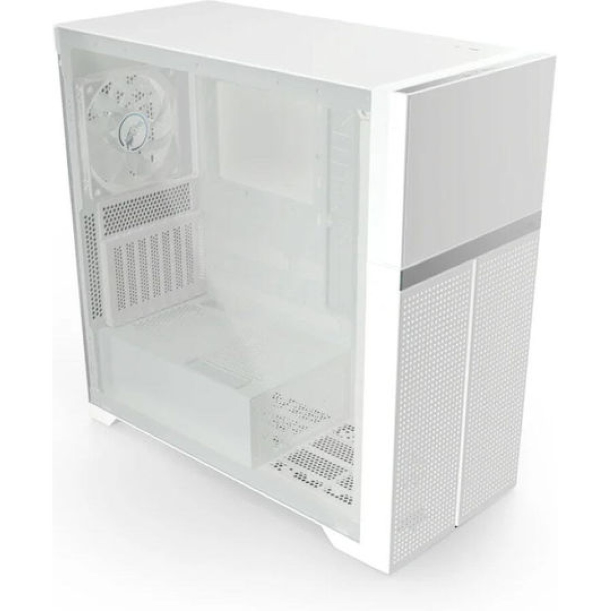 Valkyrie VK02 Lite Midi Tower Κουτί Υπολογιστή με Πλαϊνό Παράθυρο Λευκό