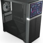Valkyrie VK02 LCD Gaming Midi Tower Κουτί Υπολογιστή με Πλαϊνό Παράθυρο Μαύρο