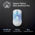 Asus ROG Harpe Ace Mini Ασύρματο RGB Gaming Ποντίκι 42000 DPI Moonlight White