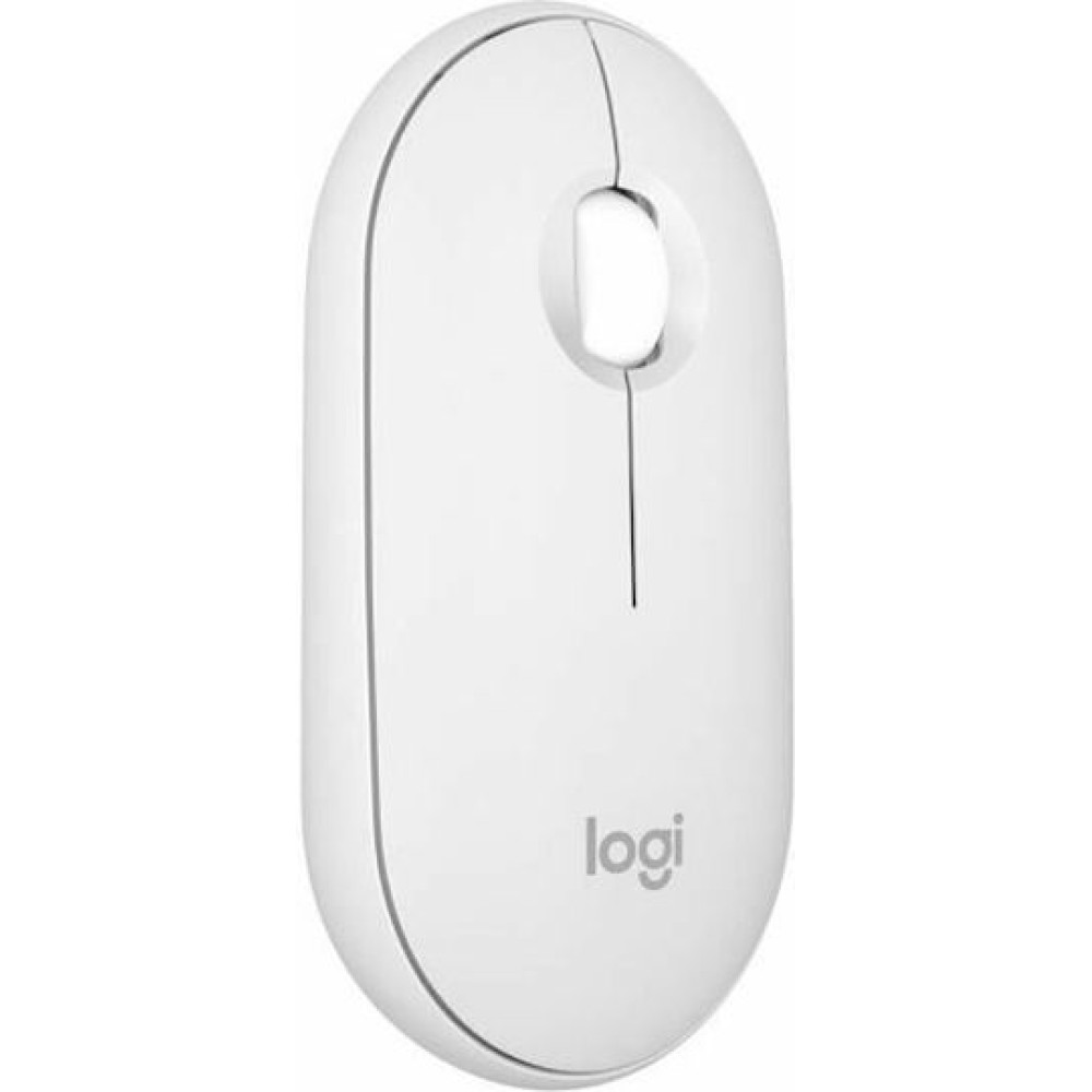 Logitech Pebble M350s Ασύρματο Bluetooth Ποντίκι White