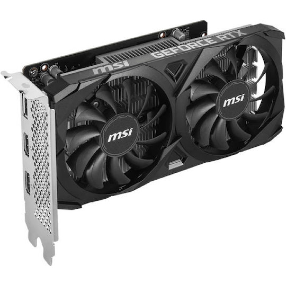 MSI GeForce RTX 3050 6GB GDDR6 Ventus 2X E 6G OC Κάρτα Γραφικών
