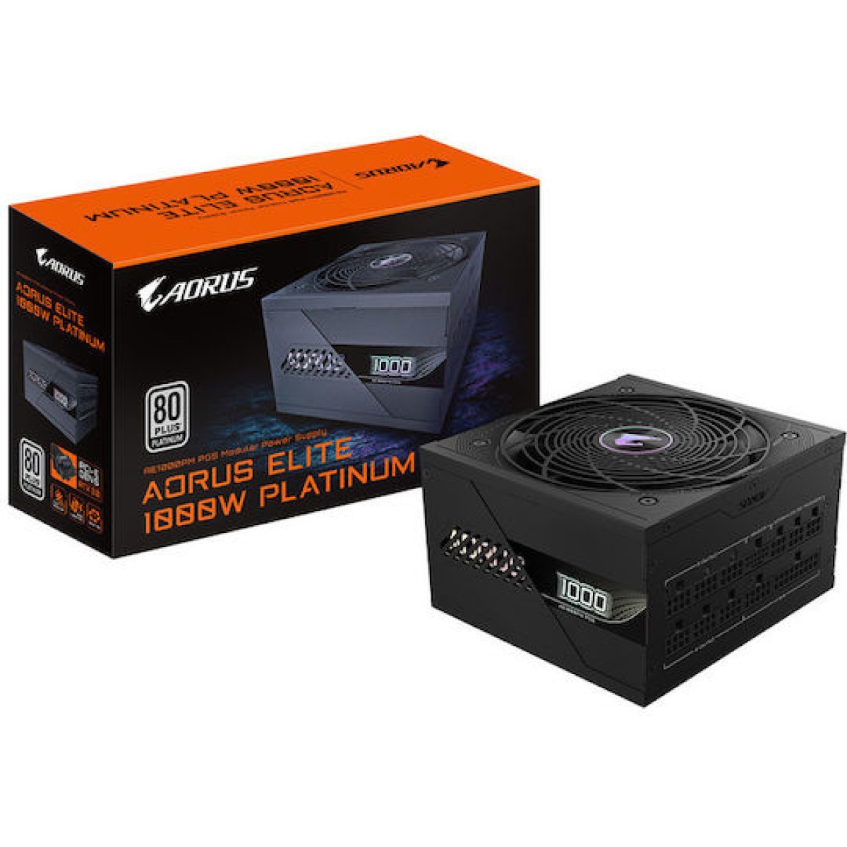 Gigabyte Aorus Elite P1000W 1000W Μαύρο Τροφοδοτικό Υπολογιστή Full Modular 80 Plus Platinum