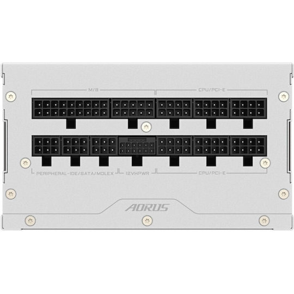 Gigabyte Aorus Elite P850W 850W Λευκό Τροφοδοτικό Υπολογιστή Full Modular 80 Plus Platinum