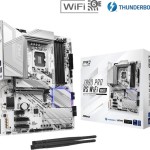 ASRock Z890 Pro RS WiFi White Motherboard ATX με Intel 1851 Socket 90-MXBQC0-A0UAYZ