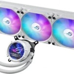 Asus Rog Strix LC III 360 Υδρόψυξη Επεξεργαστή Τριπλού Ανεμιστήρα 120mm για Socket AM4/AM5/1700/1200/115x με ARGB Φωτισμό Λευκή