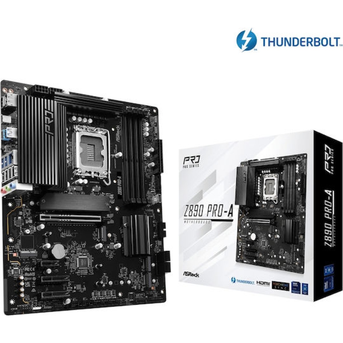 ASRock Z890 Pro-A Motherboard ATX με Intel 1851 Socket 90-MXBP50-A0UAYZ