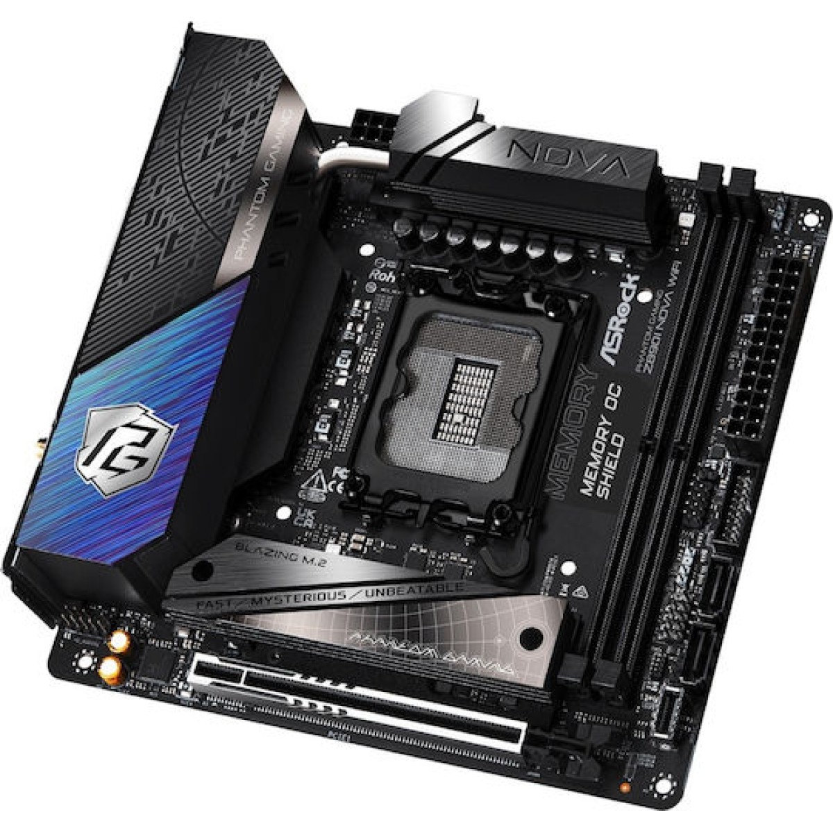 ASRock Phantom Gaming Z890I Nova WiFi Motherboard Mini ITX με Intel 1851 Socket 90-MXBPN0-A0UAYZ