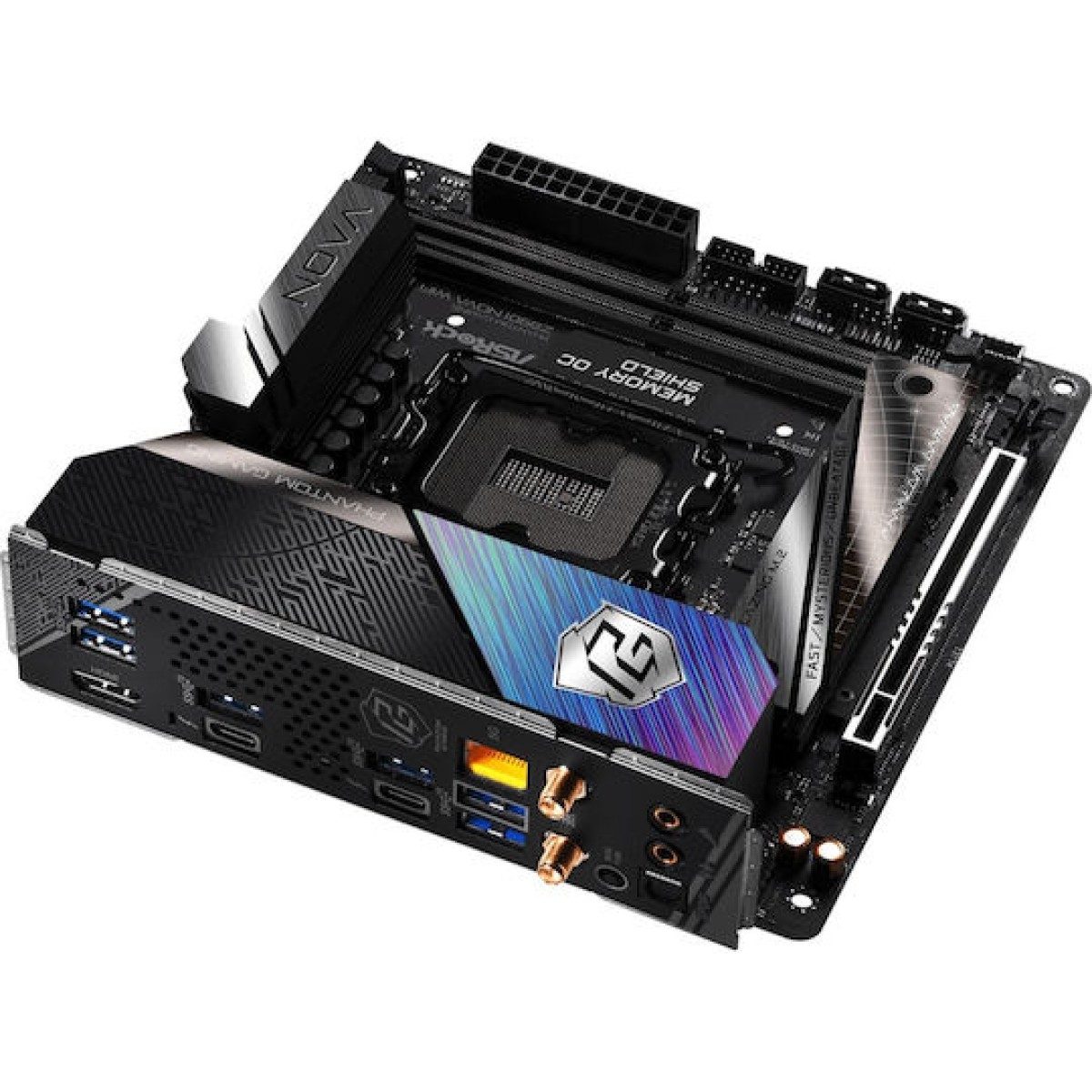 ASRock Phantom Gaming Z890I Nova WiFi Motherboard Mini ITX με Intel 1851 Socket 90-MXBPN0-A0UAYZ