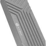 Icy Box Θήκη για Σκληρό Δίσκο M.2 PCI Express NVME με σύνδεση Type-C σε Ασημί χρώμα