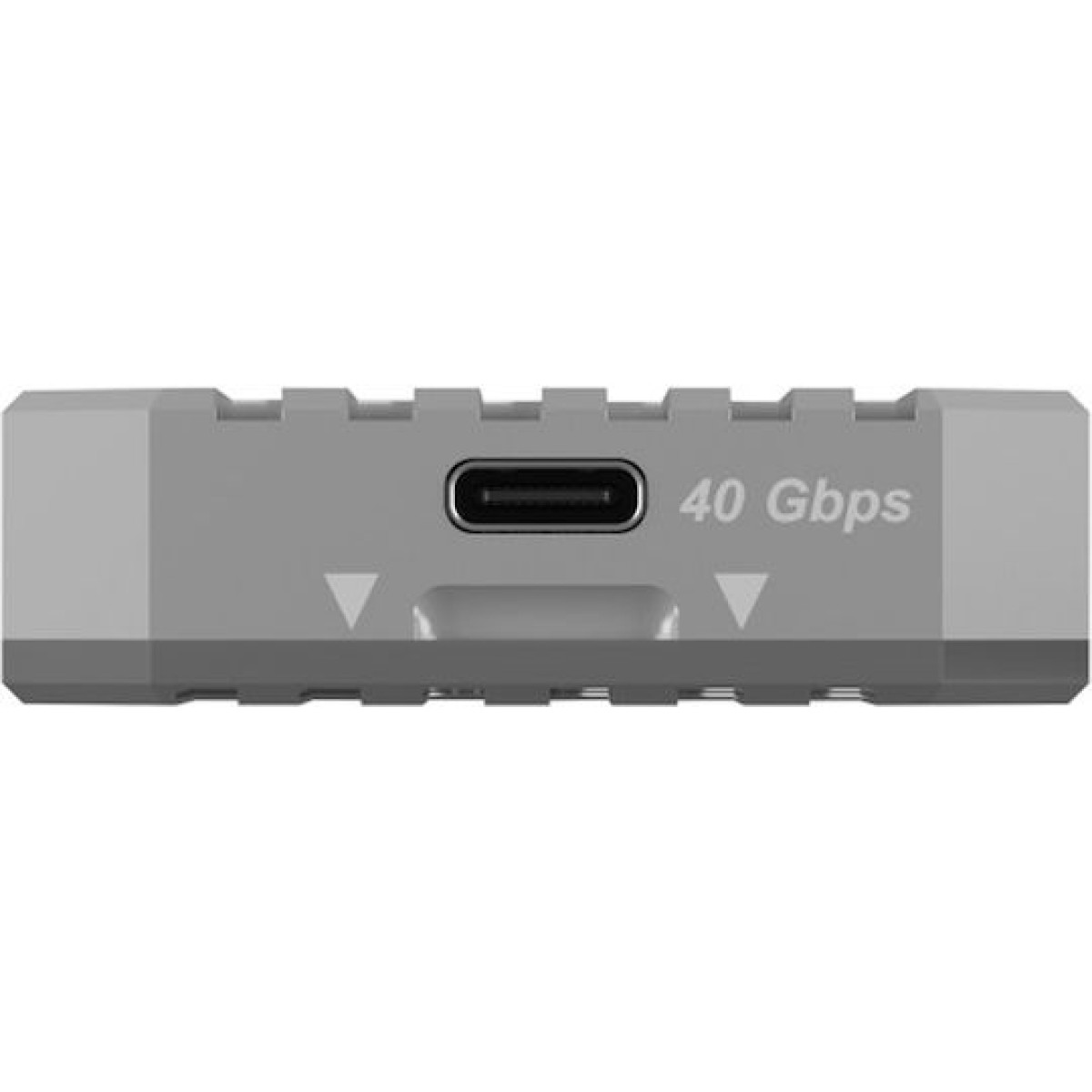 Icy Box Θήκη για Σκληρό Δίσκο M.2 PCI Express NVME με σύνδεση Type-C σε Ασημί χρώμα